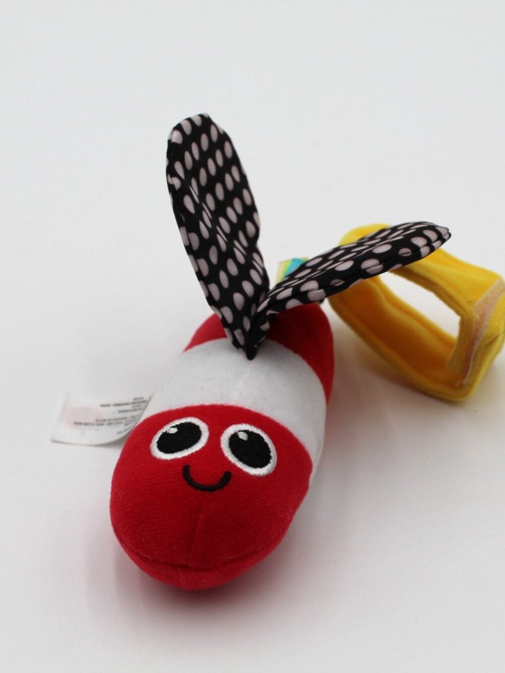 Sassy Chime N Go Firefly Plush Stuffed Baby Pull Toy Hang On Infant Carrier Cute